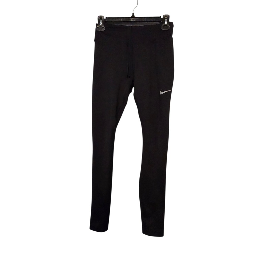 Nike Activewear Leggings Pants Womens‎ SM Black Running AT3103-010 Athleisure